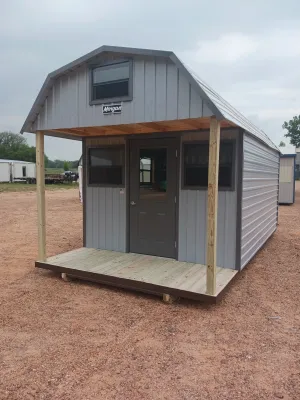 10 x 20 Porch Barn w/ Work Bench and Loft