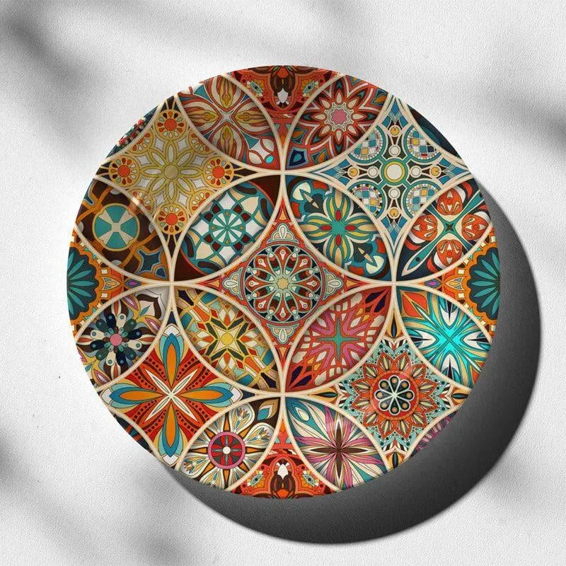 Abstract Mandalas Wall Plate