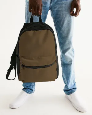 Dark Orange Brown Canvas Backpack | Dark Pastel Orange Brown | C0M30Y60K80