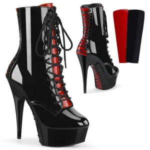 Delight-1020FH Black Patent, 6" Heel