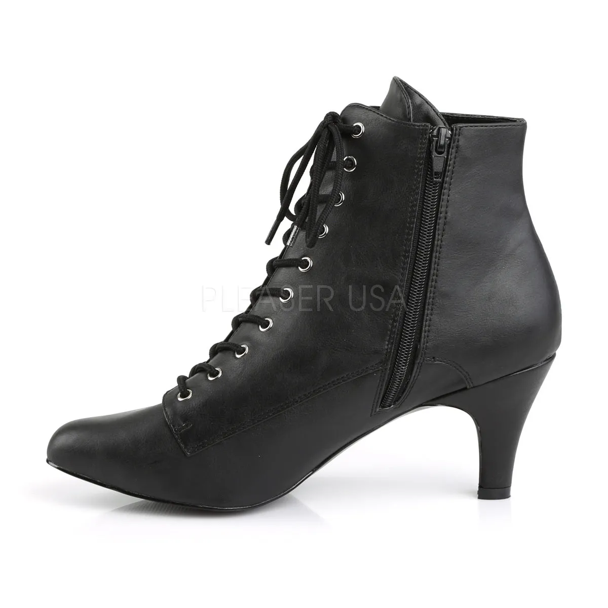 Divine Large Sizes Victorian Ankle Boots