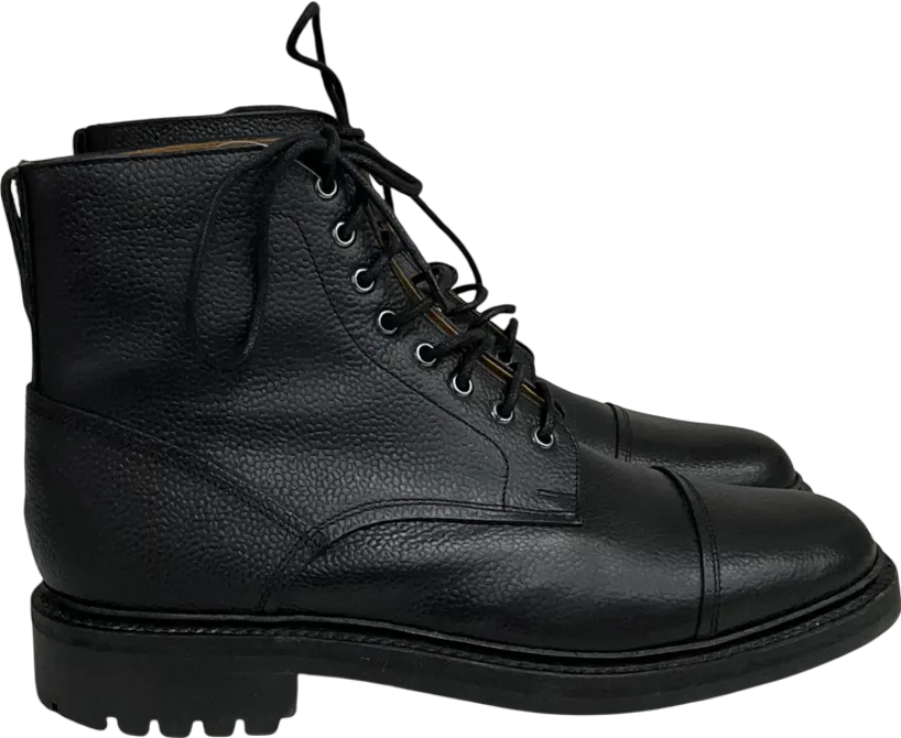 Ecco Black Men's Leather Lace-up Boot UK 9 EU 43 👞