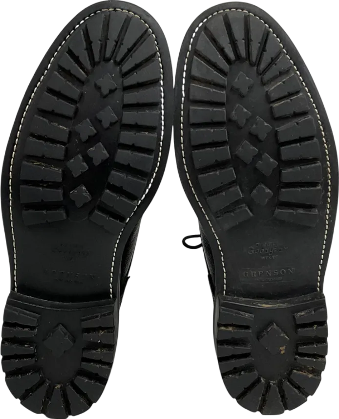 Ecco Black Men's Leather Lace-up Boot UK 9 EU 43 👞