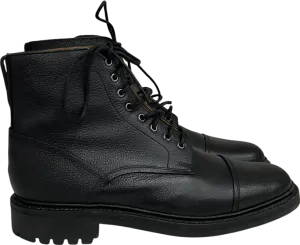 Ecco Black Men's Leather Lace-up Boot UK 9 EU 43 👞