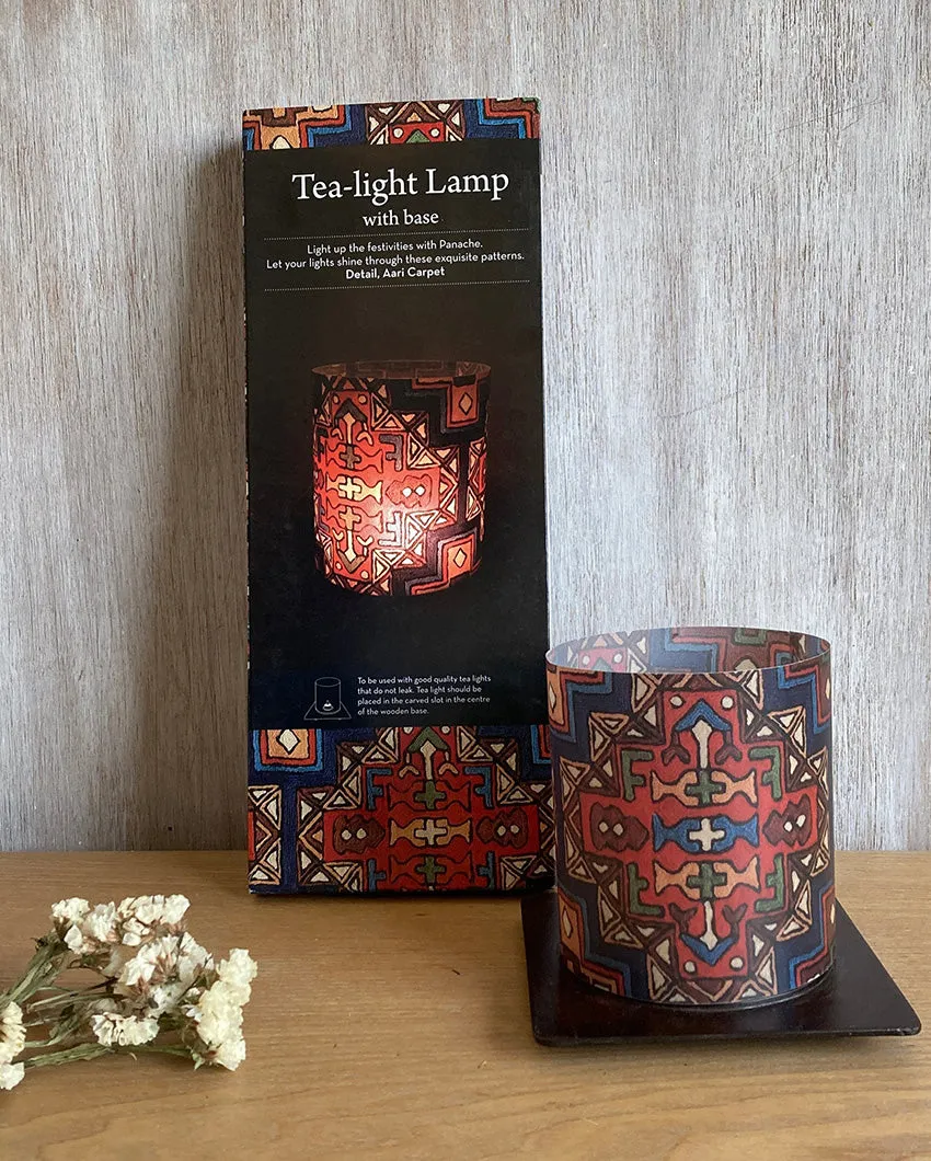 Ethereal Glow The Allure of Tea Light Lamp | 4 x 12 inches