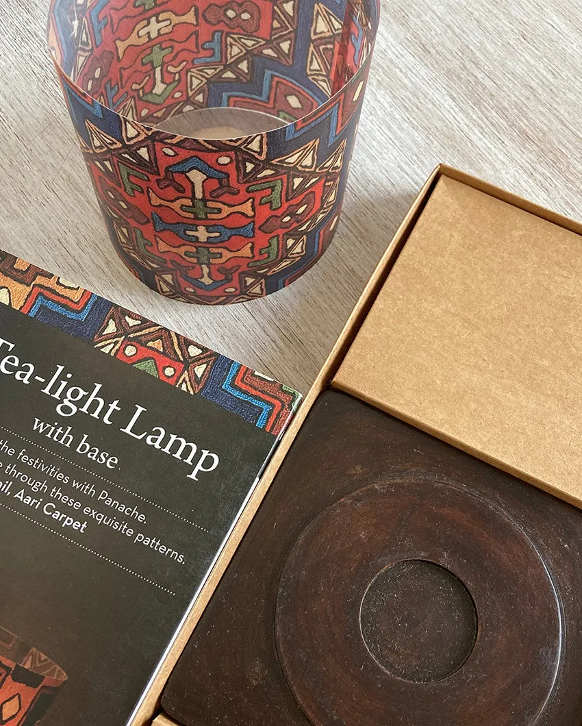 Ethereal Glow The Allure of Tea Light Lamp | 4 x 12 inches
