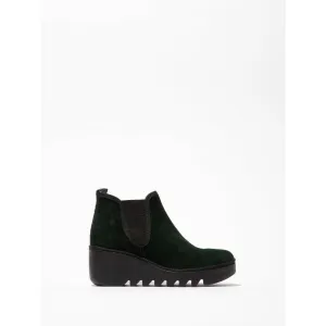 Fly BYNE349 Oil Ladies Pine Suede Pull On Ankle Boots