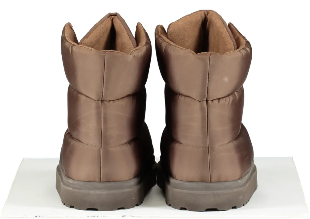 GIA COUTURE Brown Zip Up Moon Boots UK 6 EU 39 👠