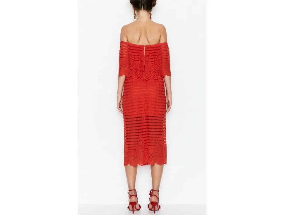 Hallelujah Dress- Scarlet