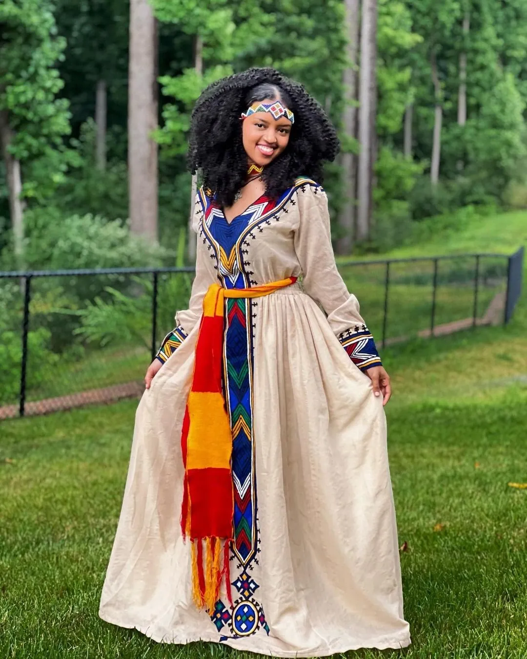 Handwoven Habesha Dress Beautiful Habesha Kemis Modern Traditional Dress Eritrean Dress