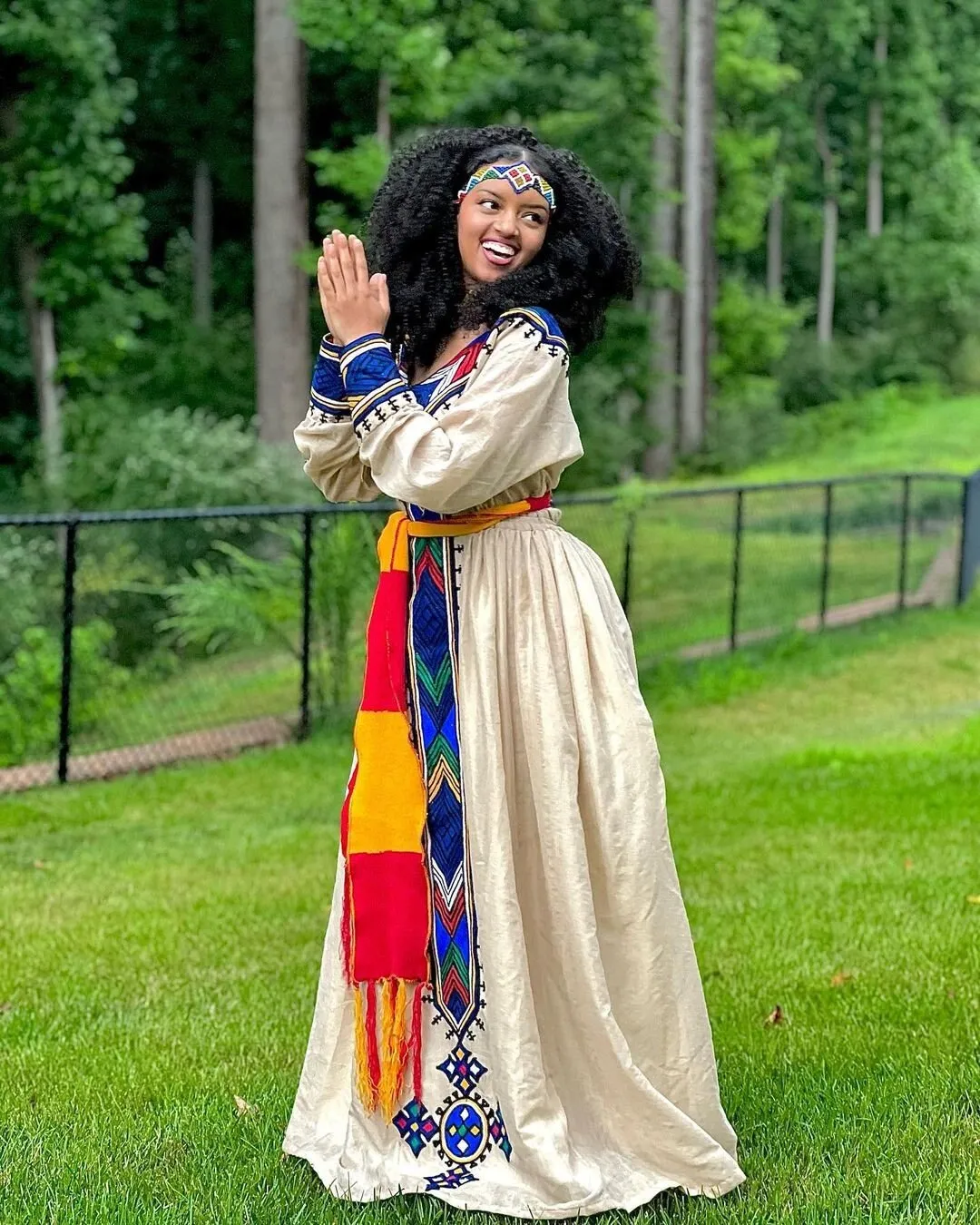 Handwoven Habesha Dress Beautiful Habesha Kemis Modern Traditional Dress Eritrean Dress