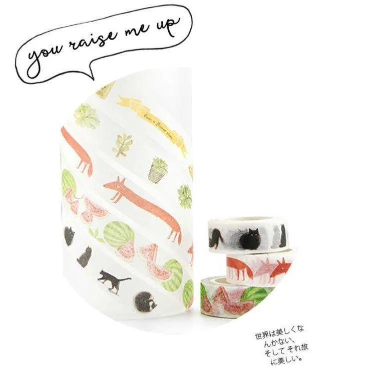 Infeel.me Japanese Washi Tape Decorative Tape Suikaki Series NP-000037