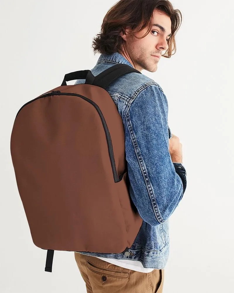 Medium Dark Red Brown Waterproof Backpack | Medium Dark Pastel Red Brown | C0M60Y60K60