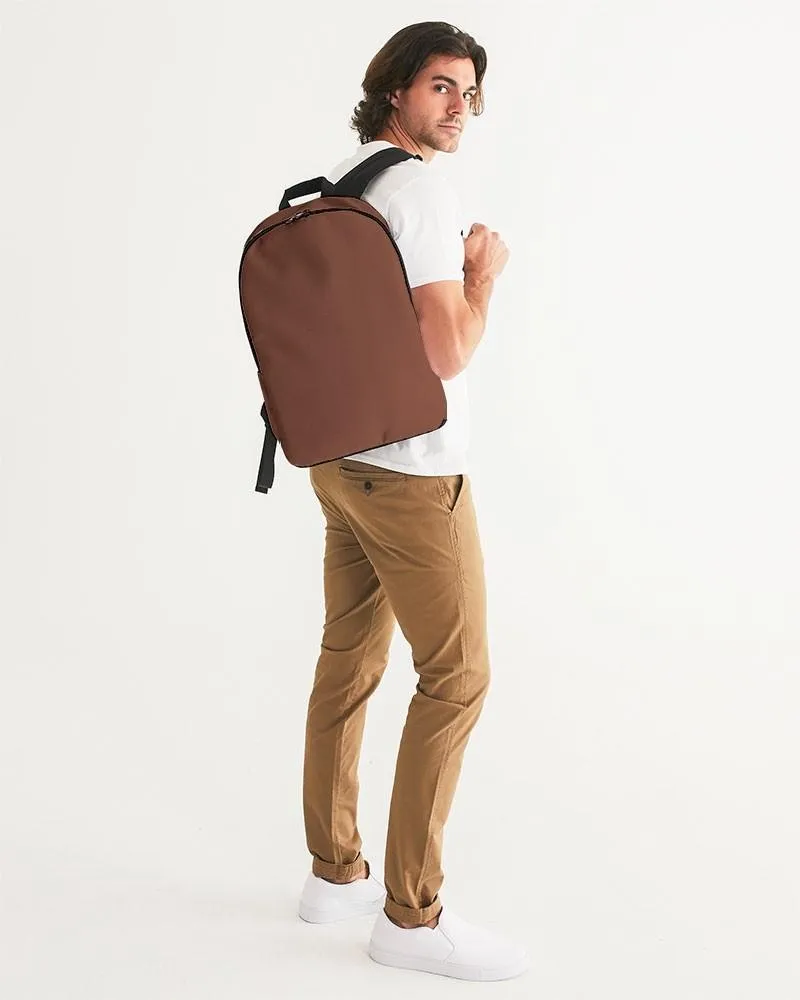 Medium Dark Red Brown Waterproof Backpack | Medium Dark Pastel Red Brown | C0M60Y60K60
