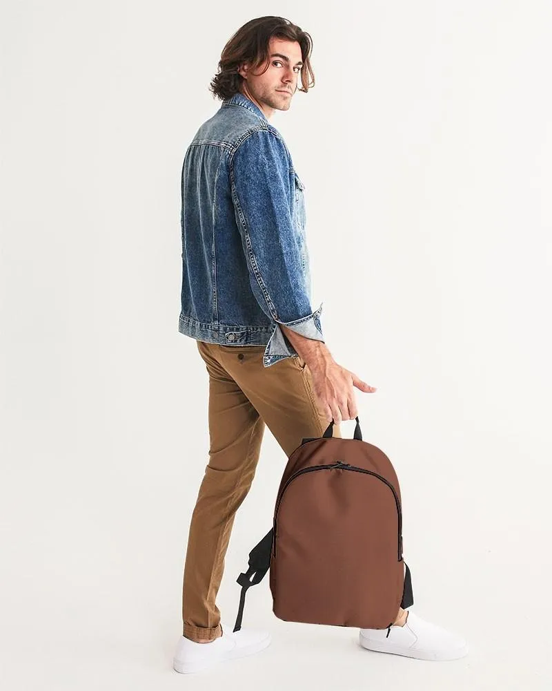 Medium Dark Red Brown Waterproof Backpack | Medium Dark Pastel Red Brown | C0M60Y60K60
