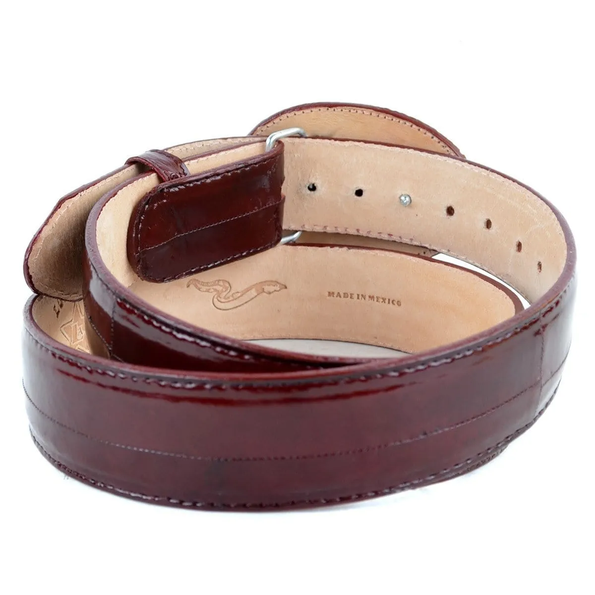 Men's Los Altos Eel Skin Cowboy Belt C11U0806