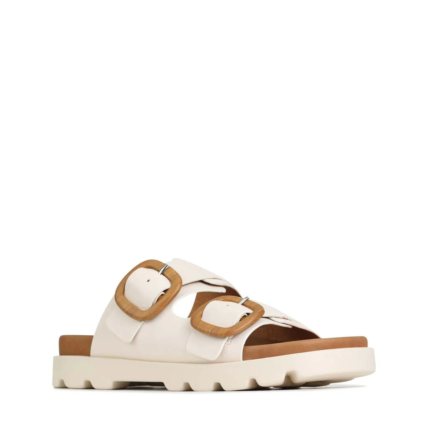 NILI LEATHER BUCKLE SANDALS