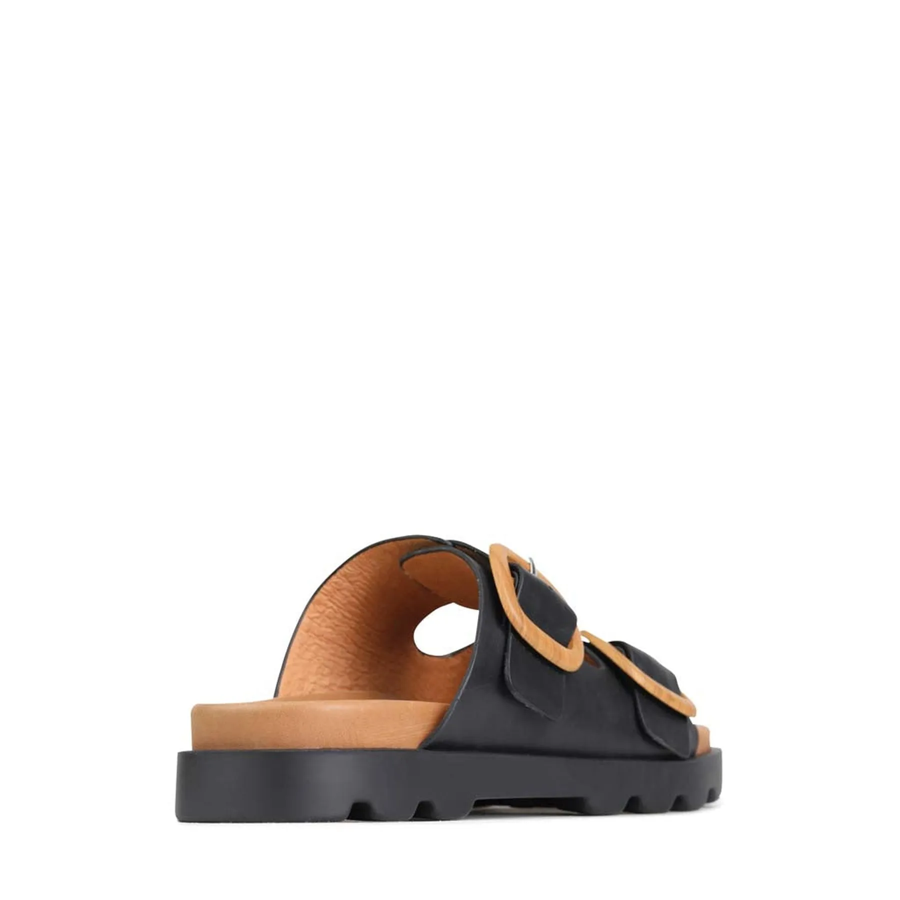 NILI LEATHER BUCKLE SANDALS