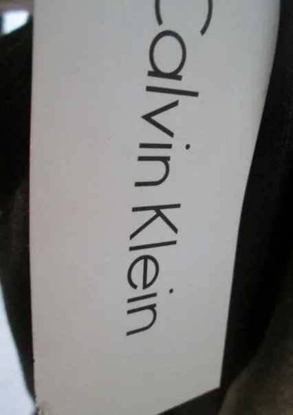 NWT NEW Womens CALVIN KLEIN Trouser Pant 10 CHARCOAL WS STRIPE Pinstripe
