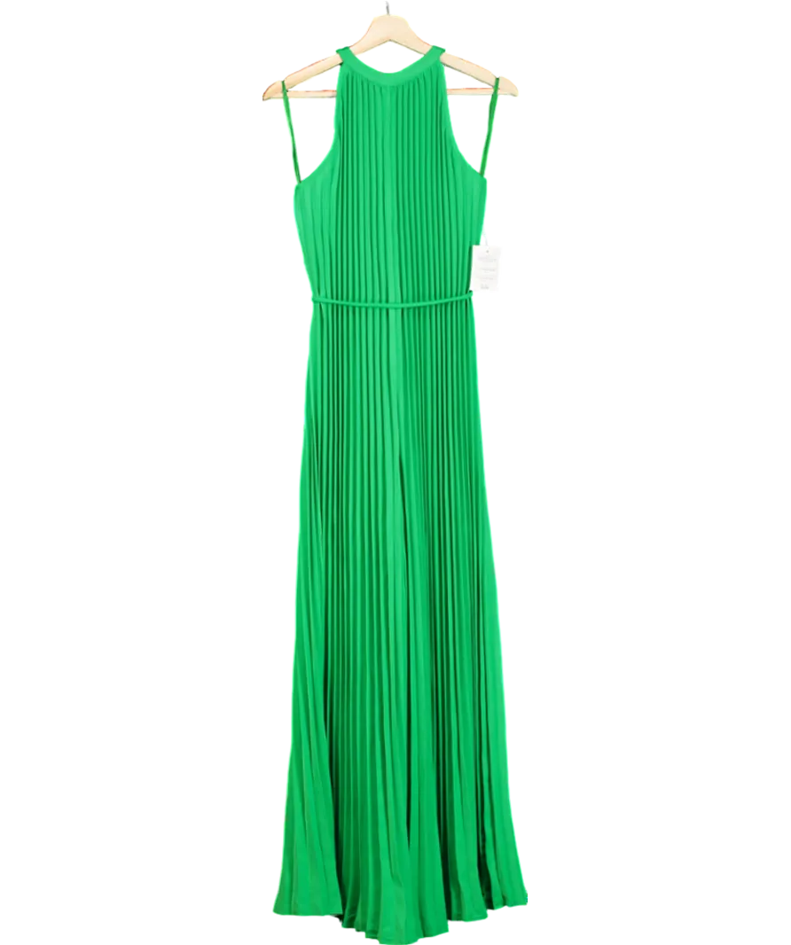 Phase Eight Brea Green Pleat Jumpsuit UK 10
