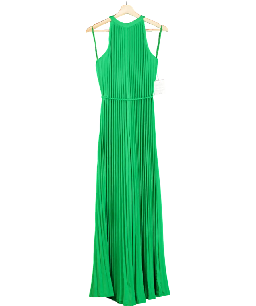 Phase Eight Brea Green Pleat Jumpsuit UK 12