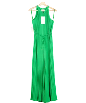 Phase Eight Brea Green Pleat Jumpsuit UK 12
