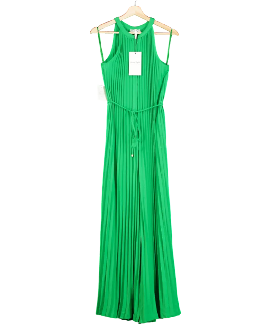 Phase Eight Brea Green Pleat Jumpsuit UK 12