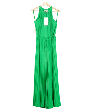 Phase Eight Brea Green Pleat Jumpsuit UK 8