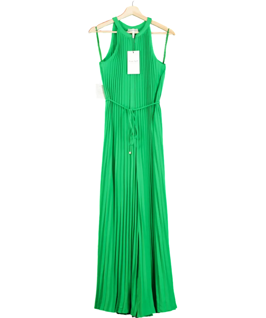 Phase Eight Brea Green Pleat Jumpsuit UK 8