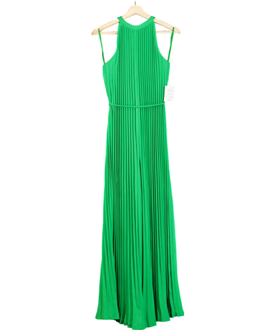 Phase Eight Brea Green Pleat Jumpsuit UK 8