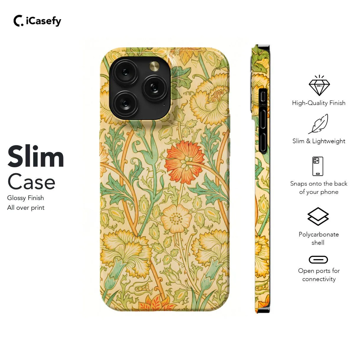 Pink and Rose William Phone Case iPhone Samsung Pixel & More