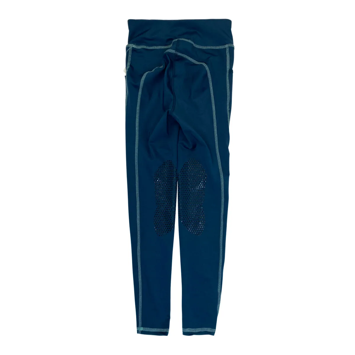 Riding Sport Knee Grip Tights in Ocean - Children's Medium
