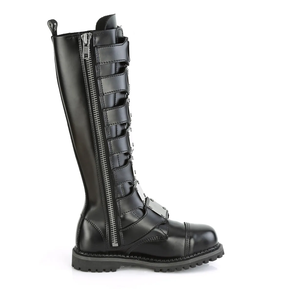 Riot-21MP Punk Knee Boots Leather (Unisex)