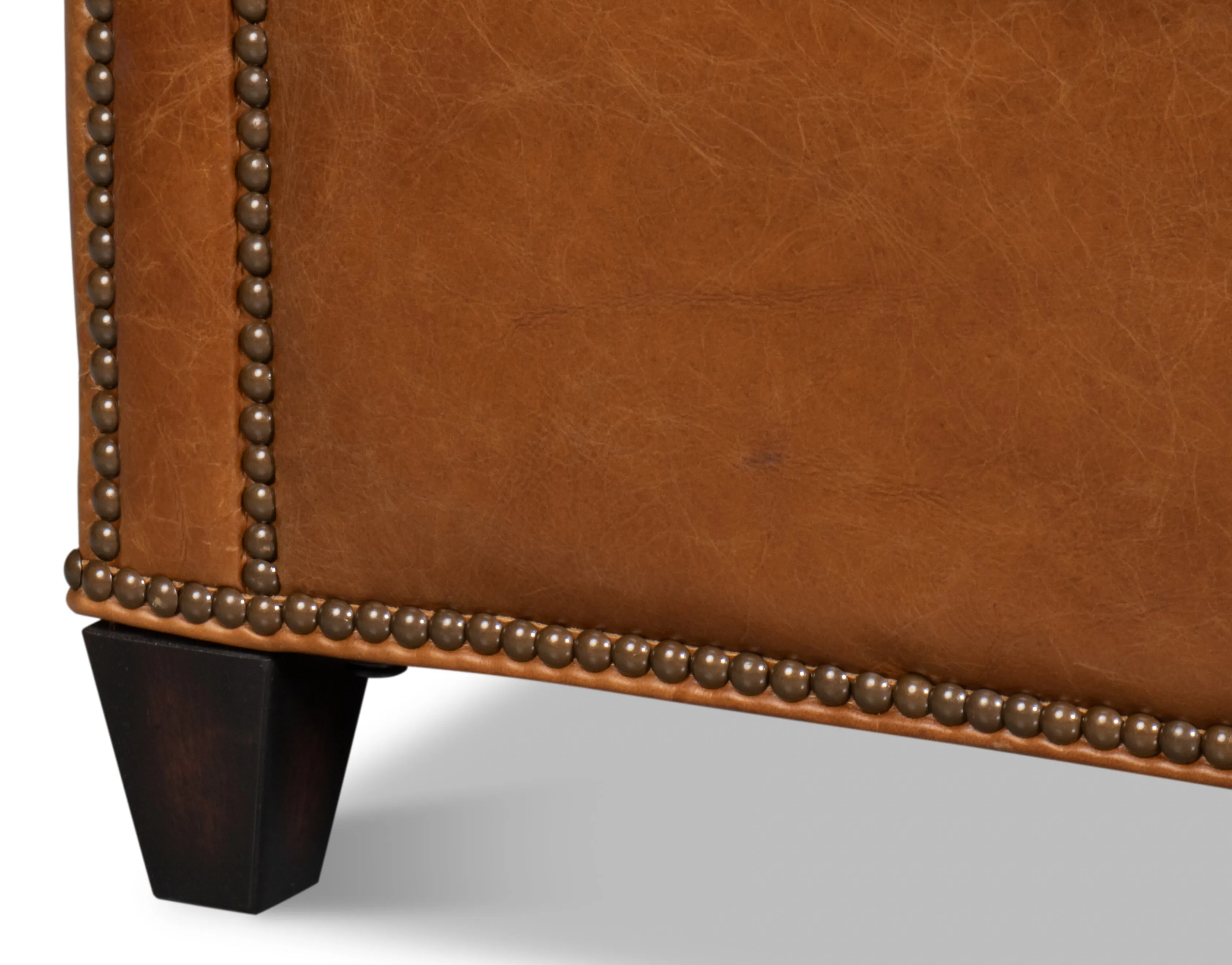 Sarreid - Vandike Arm Chair  Cuba Brown - Brown - Transitional