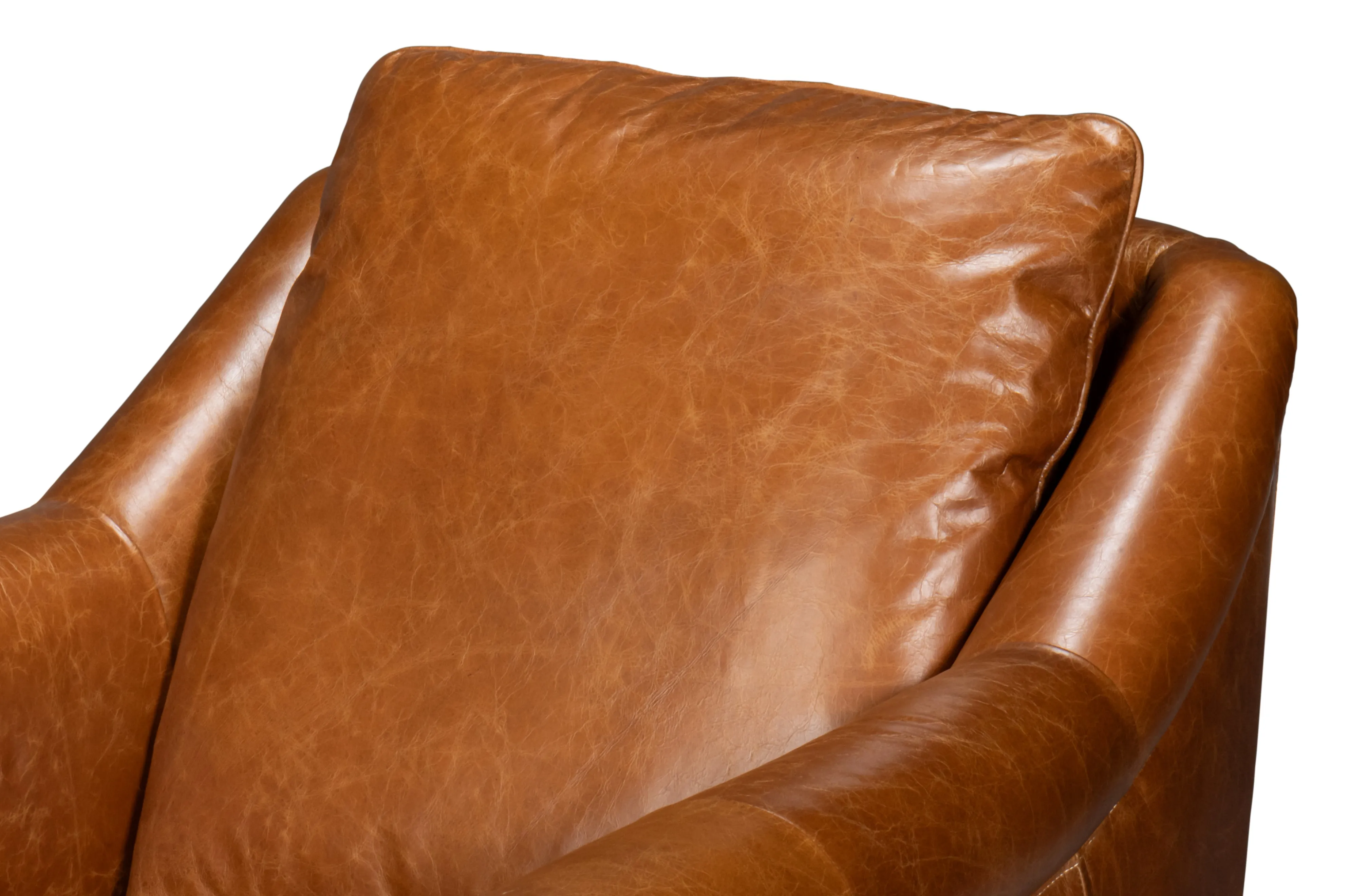 Sarreid - Vandike Arm Chair  Cuba Brown - Brown - Transitional