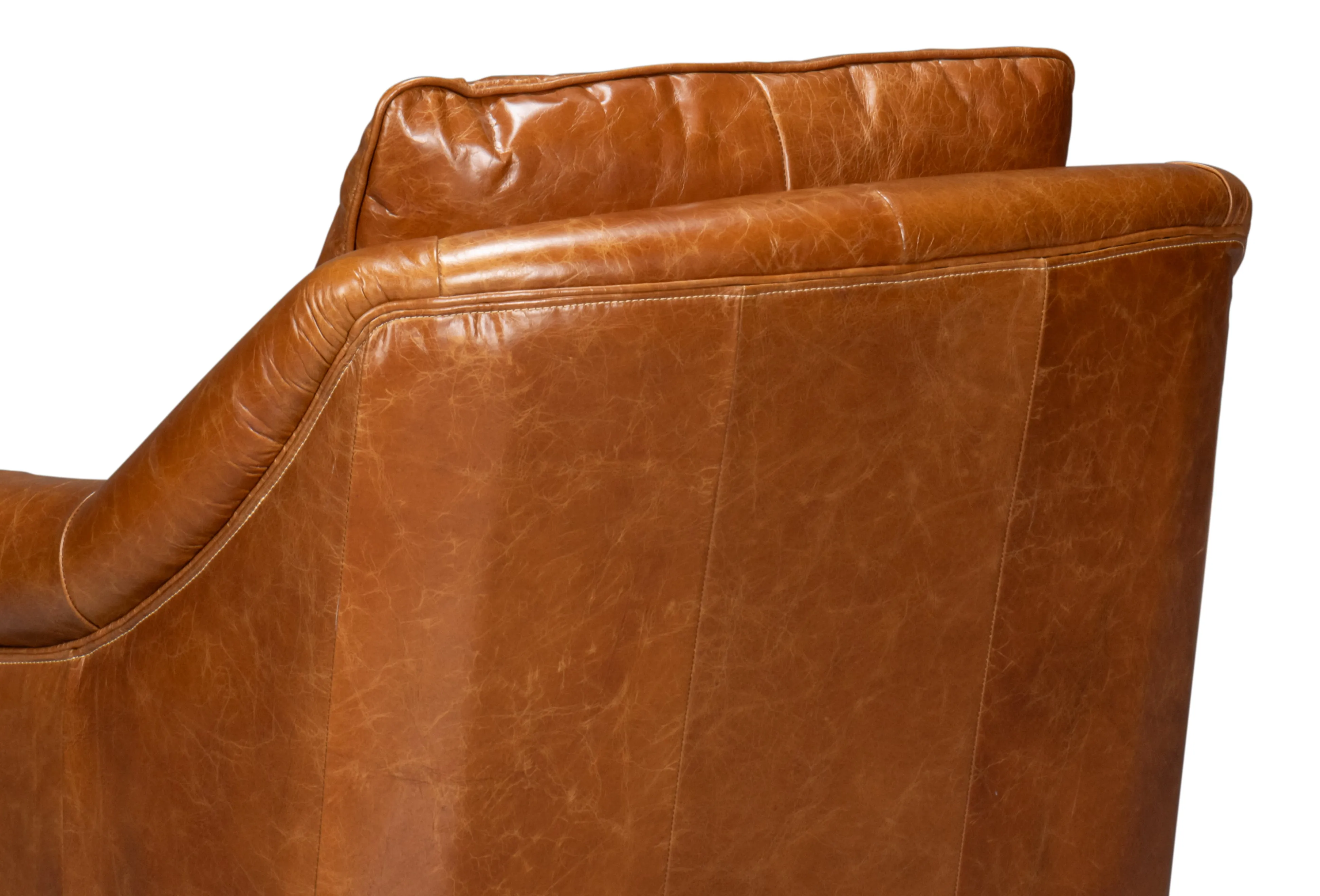 Sarreid - Vandike Arm Chair  Cuba Brown - Brown - Transitional