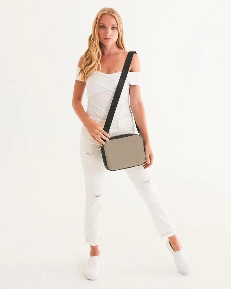 Shaded Pale Pastel Orange Brown Crossbody Bag | C0M15Y30K30
