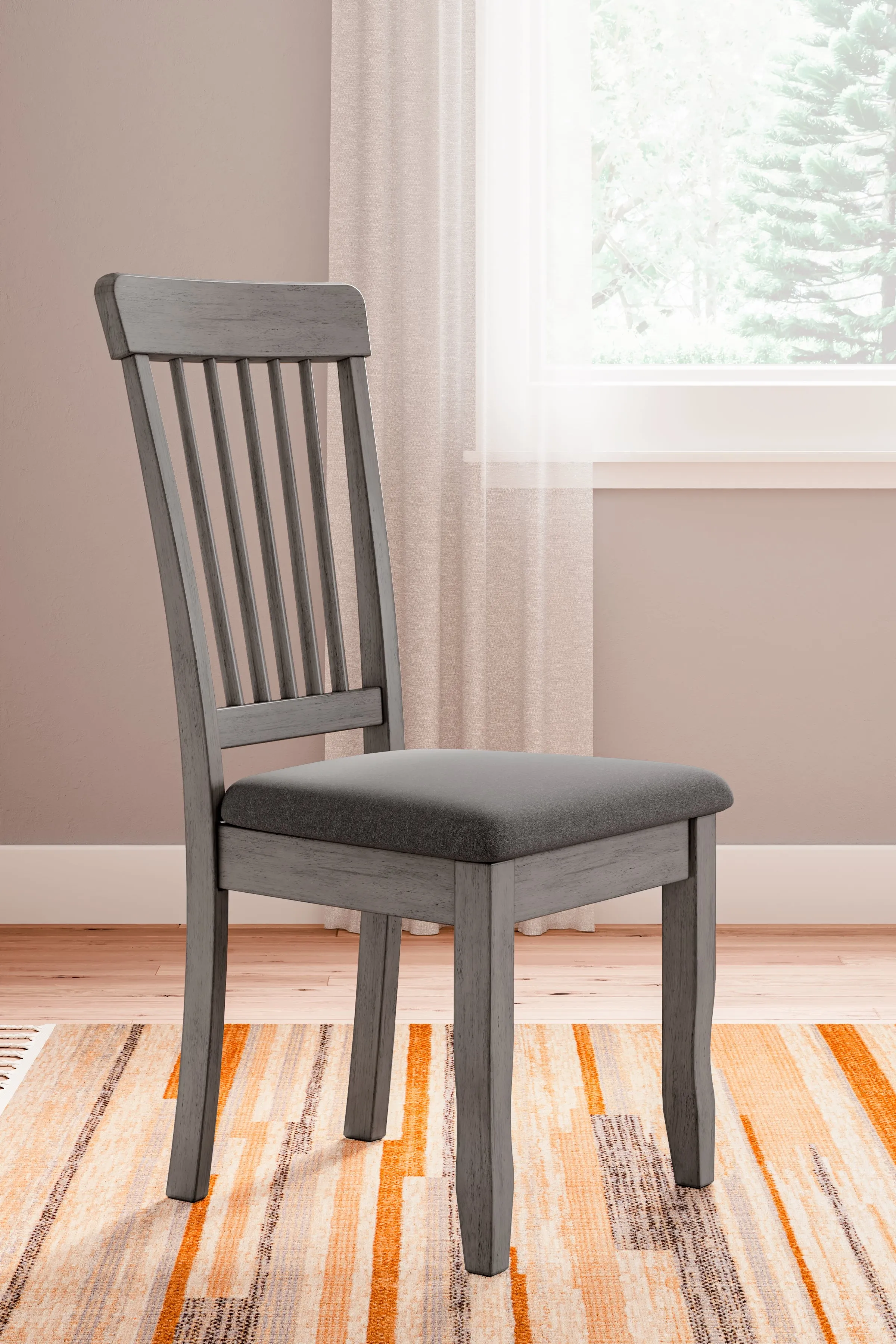 Shullden Dining Table and 2 Chairs in Gray