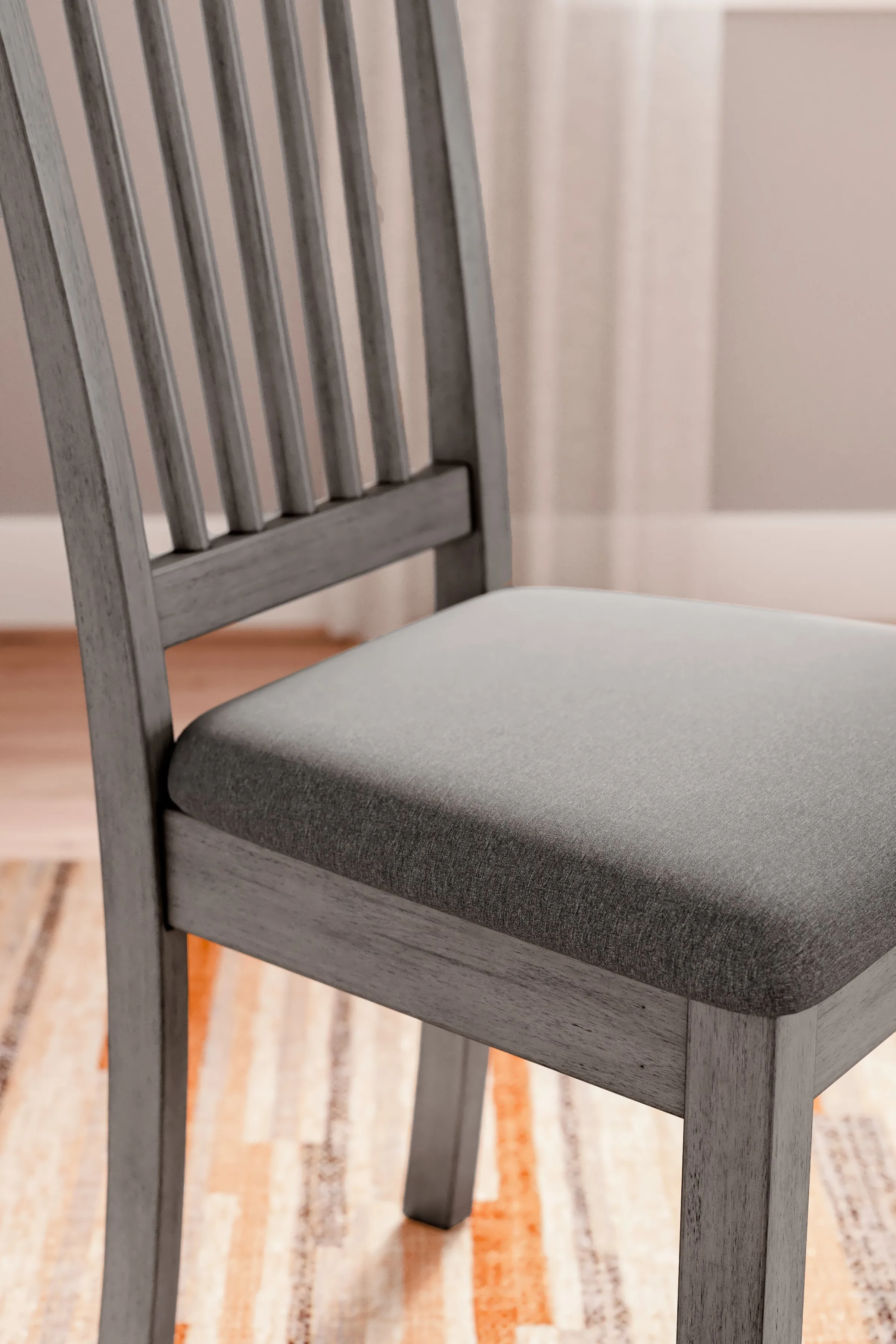 Shullden Dining Table and 2 Chairs in Gray