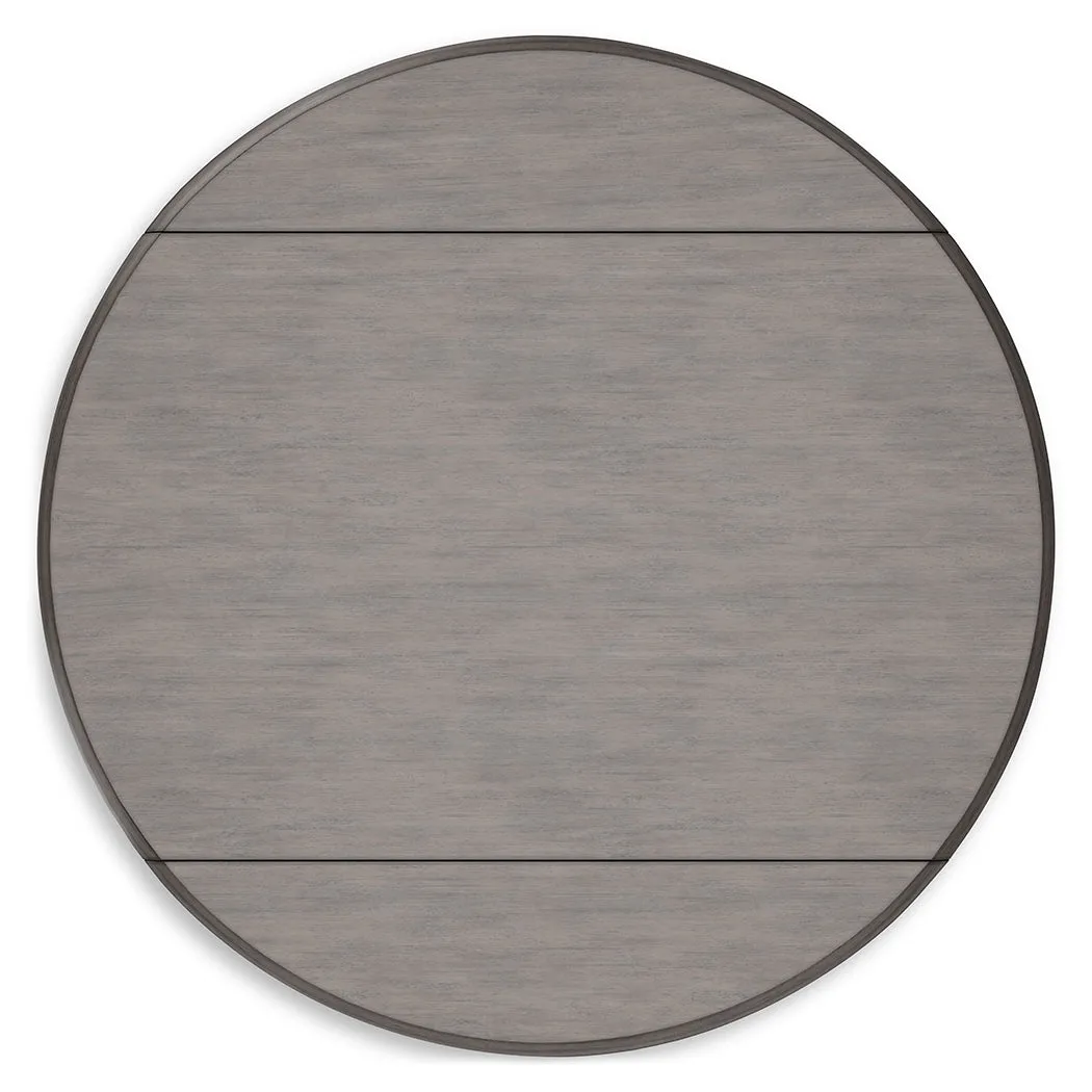 Shullden Dining Table and 2 Chairs in Gray
