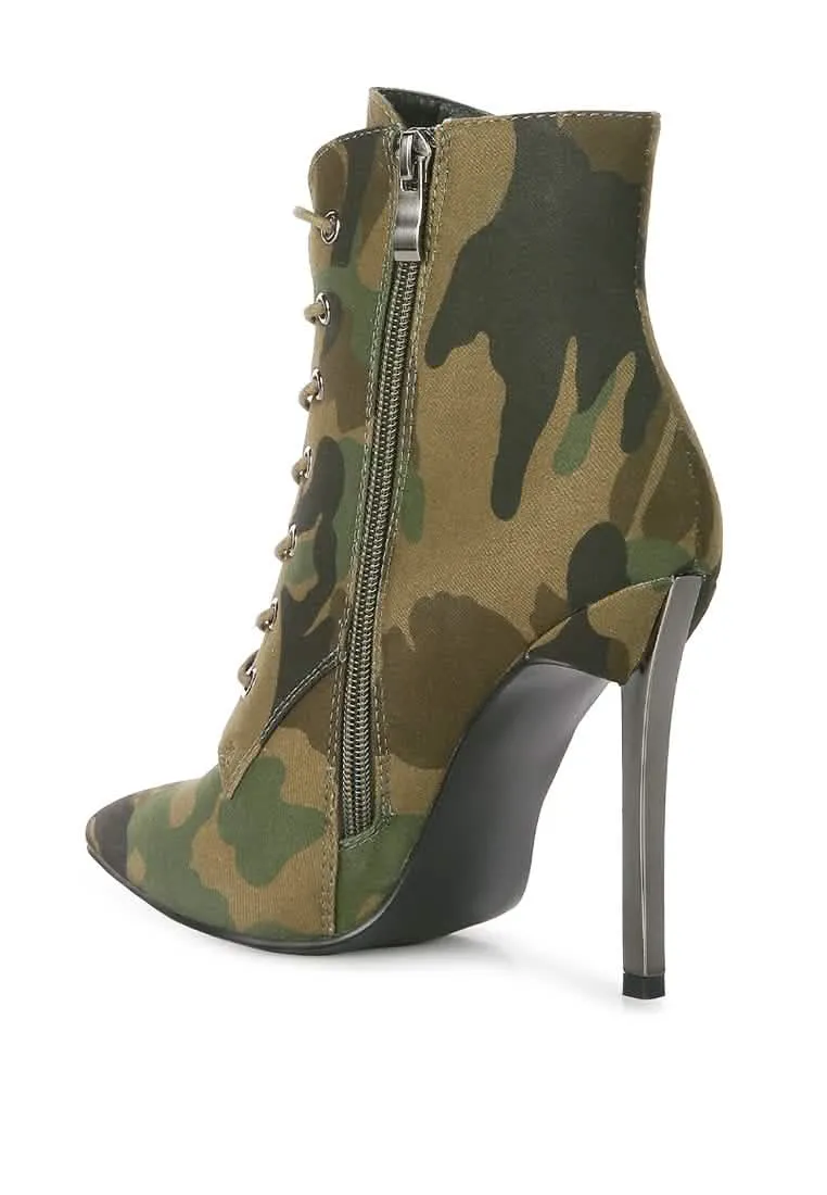 Sophisticated Velvet Stiletto Ankle Booties with Side Closure