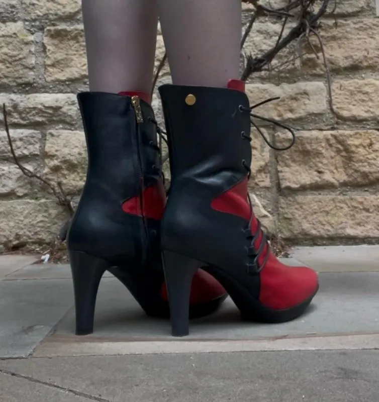 St Martina- Red and black boot