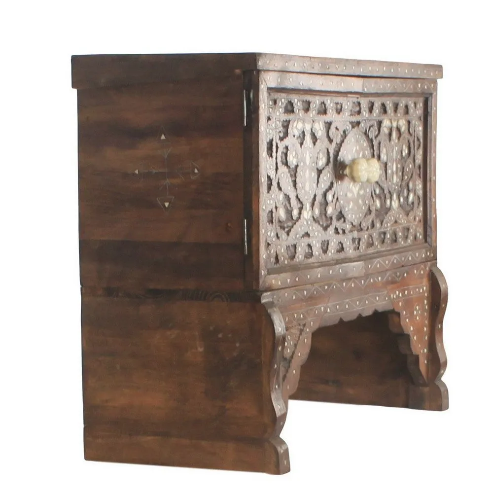 Syrian Bone Inlay 2-Door Chest