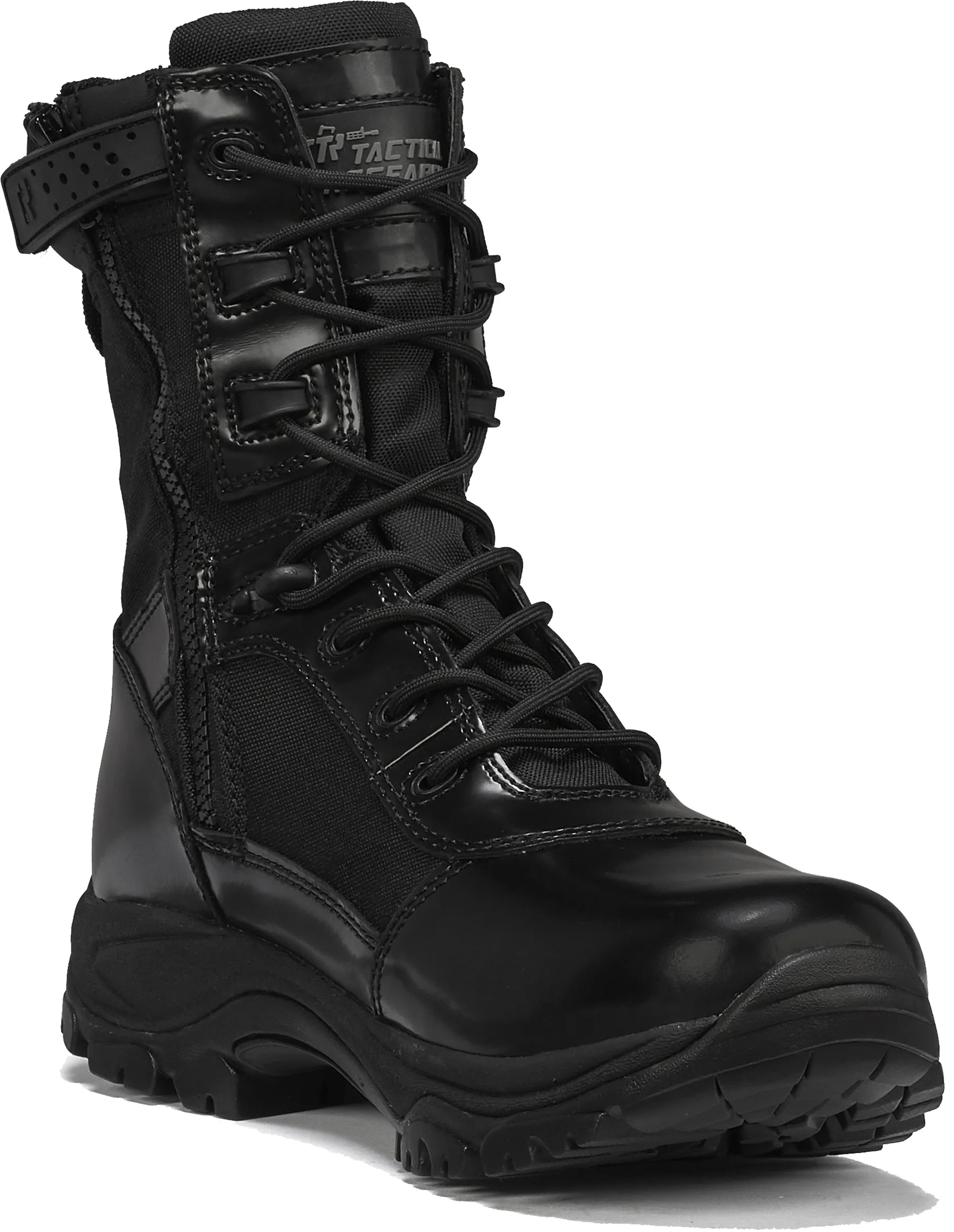 Tactical Research Men's Class-A TR908Z 8" Hot Weather High Shine Side-Zip Boot