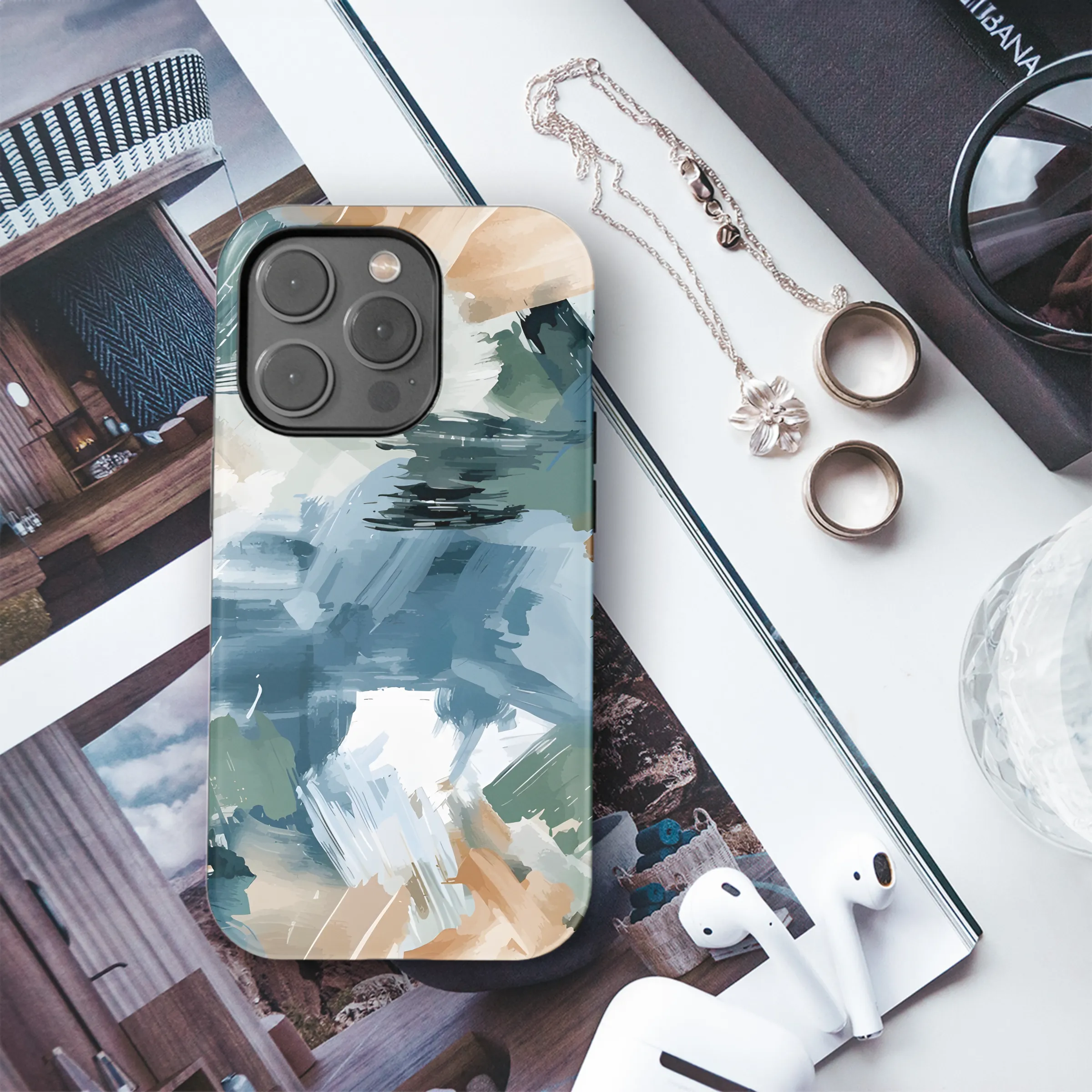 Watercolor Patterns Phone Case iPhone Samsung Cover Pixel 2435