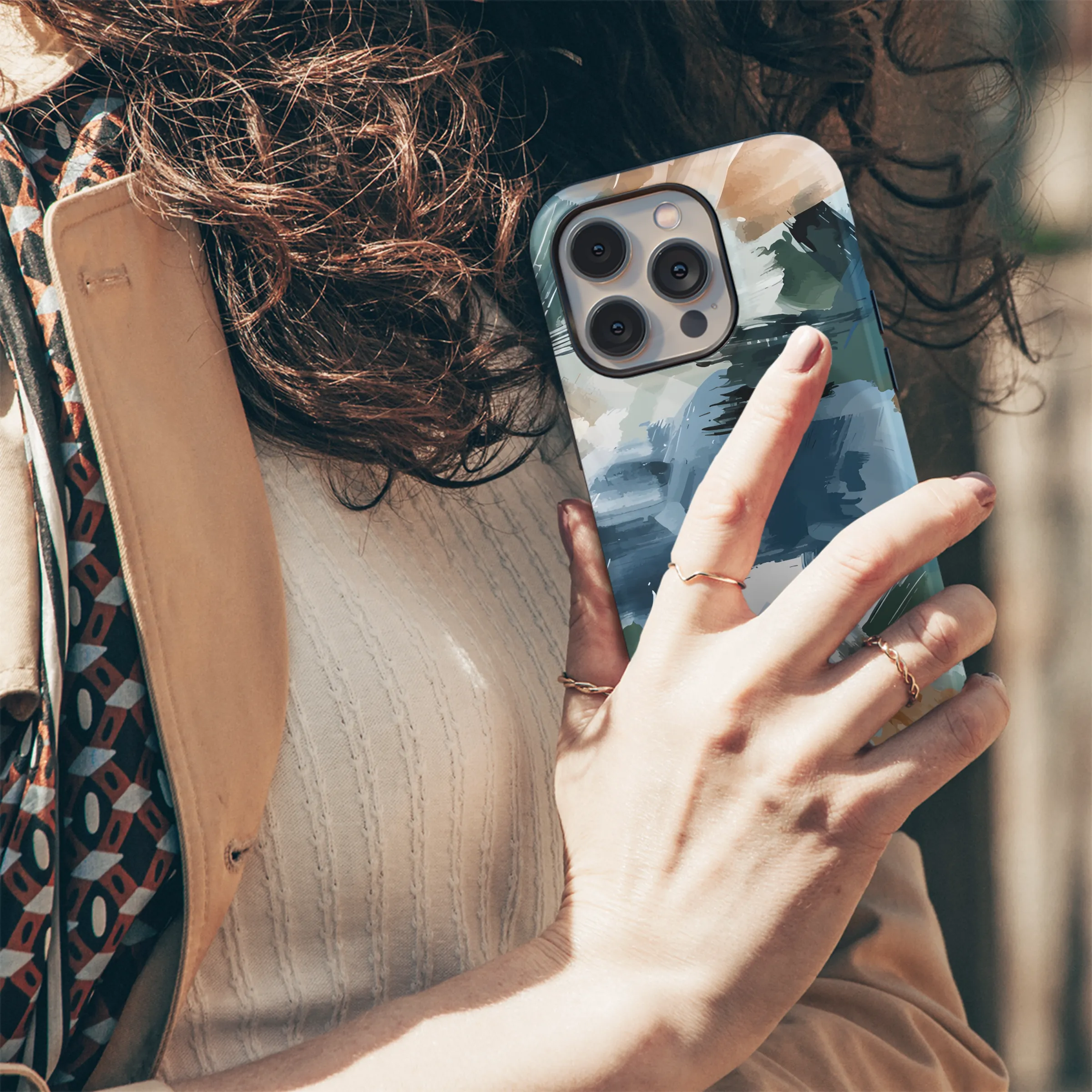 Watercolor Patterns Phone Case iPhone Samsung Cover Pixel 2435